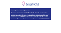 Desktop Screenshot of illuminatingyork.org.uk